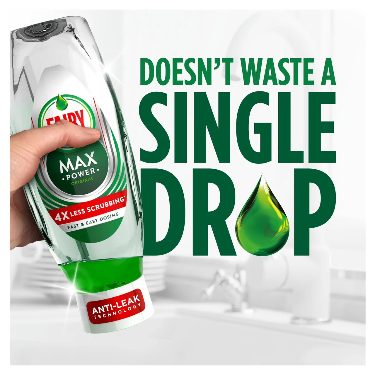 Fairy Max Power Washing Up Liquid Original 545ml