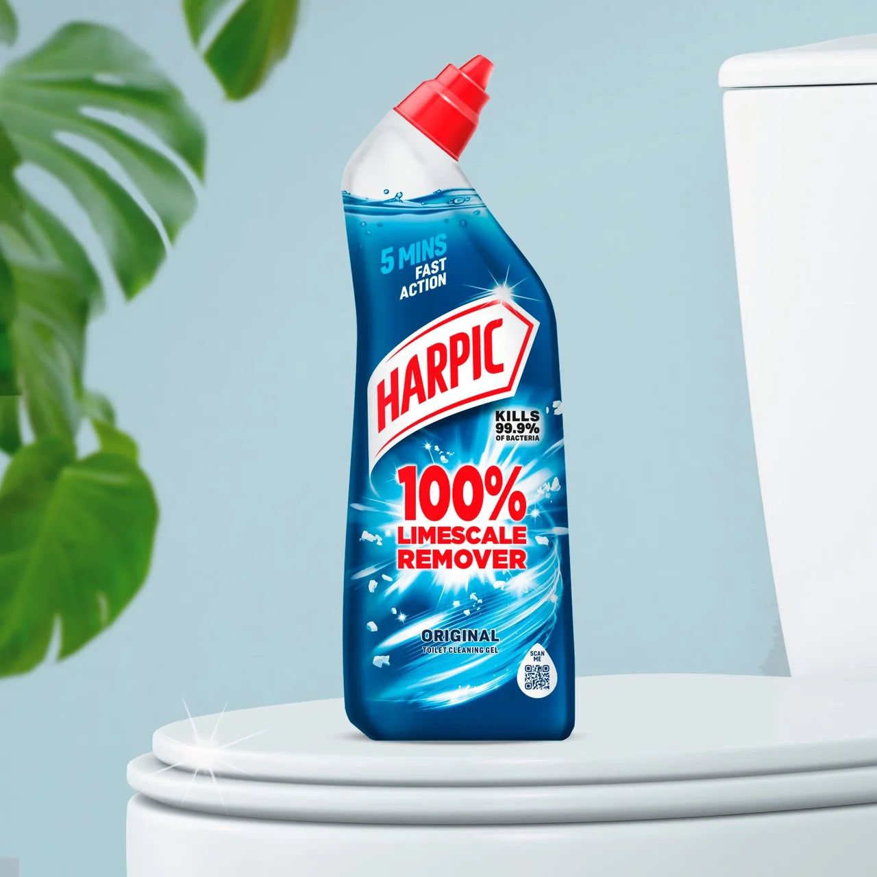 Harpic 100% Limescale Remover Fresh Toilet Cleaner 750ml