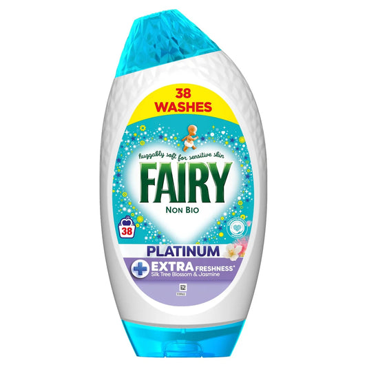 Fairy Non Bio Silk Tree Blossom Washing Liquid Gel 38 Washes