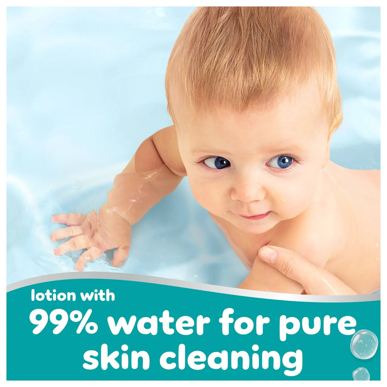 Pampers 99% Water Wipes 60 per pack