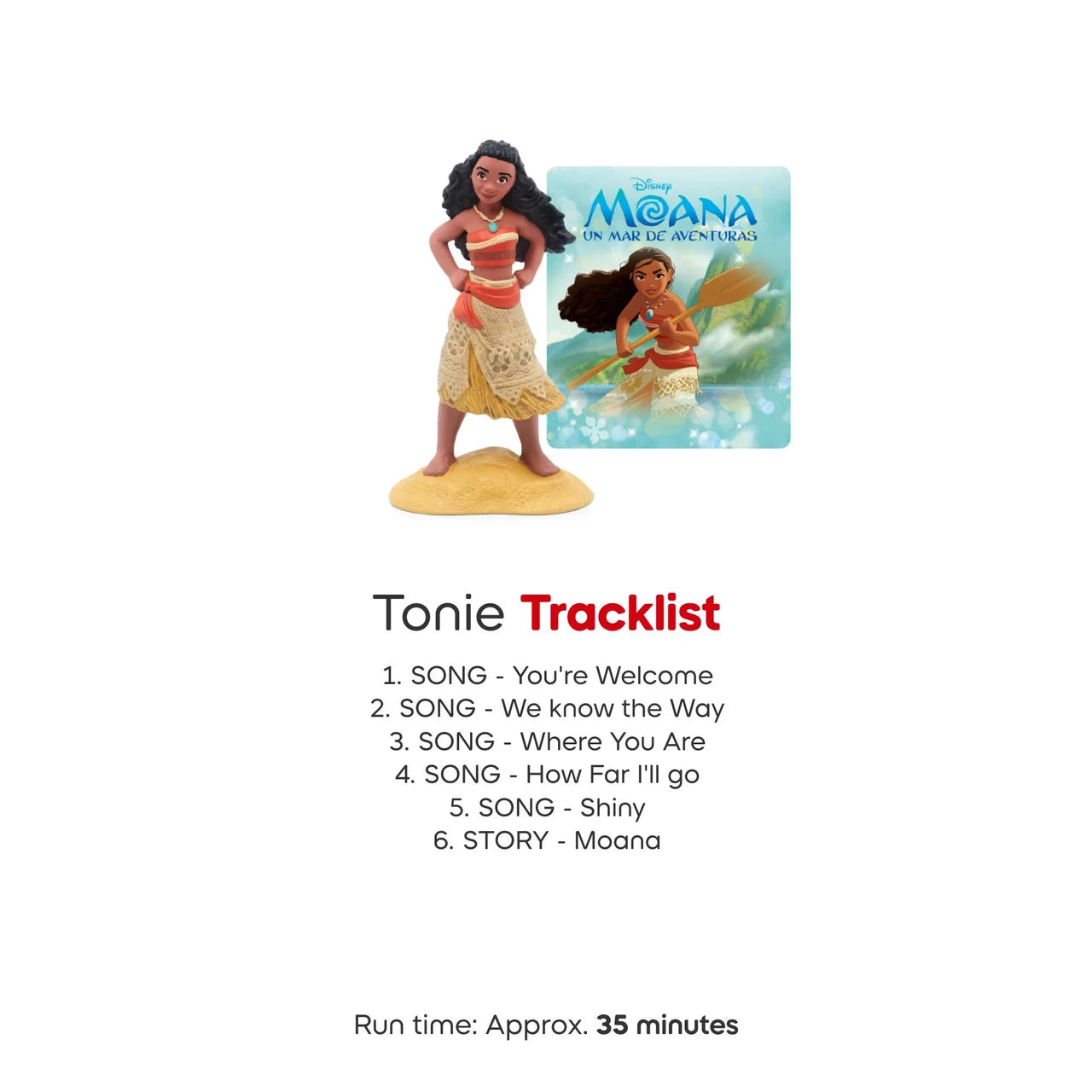 Tonies Disney Moana Audio Tonie Character