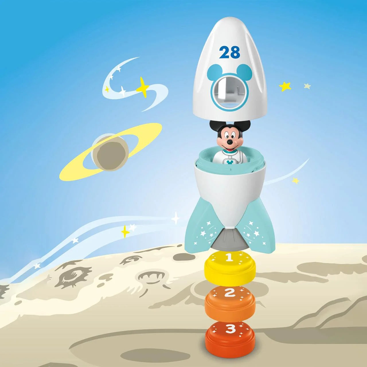 Playmobil 71771 Junior & Disney - Mickey Mouse's Rocket Space Adventure