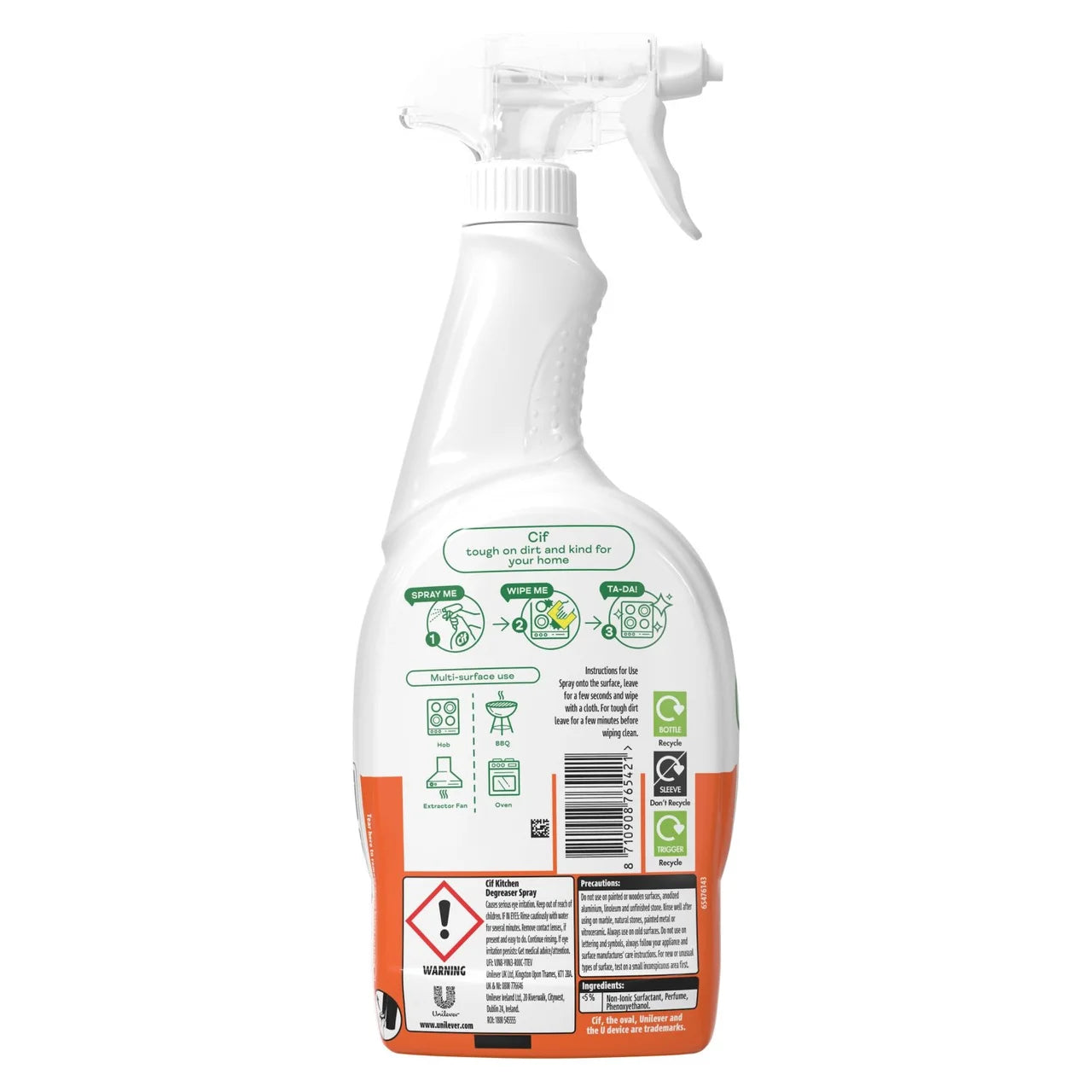 Cif Cleanboost Kitchen Cleaner Spray Deagreaser 700 ml