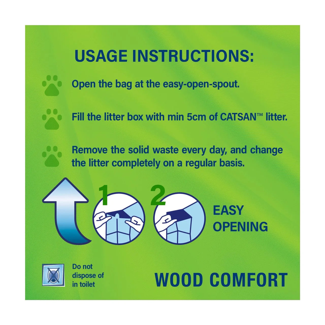 Catsan Wood Comfort Non Clumping Cat Litter 20L