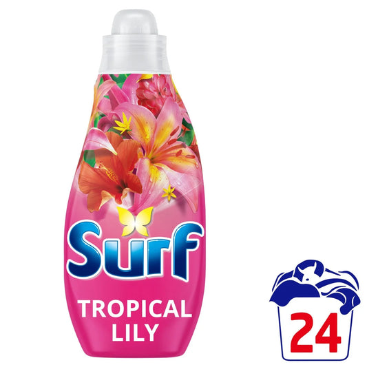 Surf Tropical Lily Liquid Laundry Washing Detergent 24 Washes 648ml