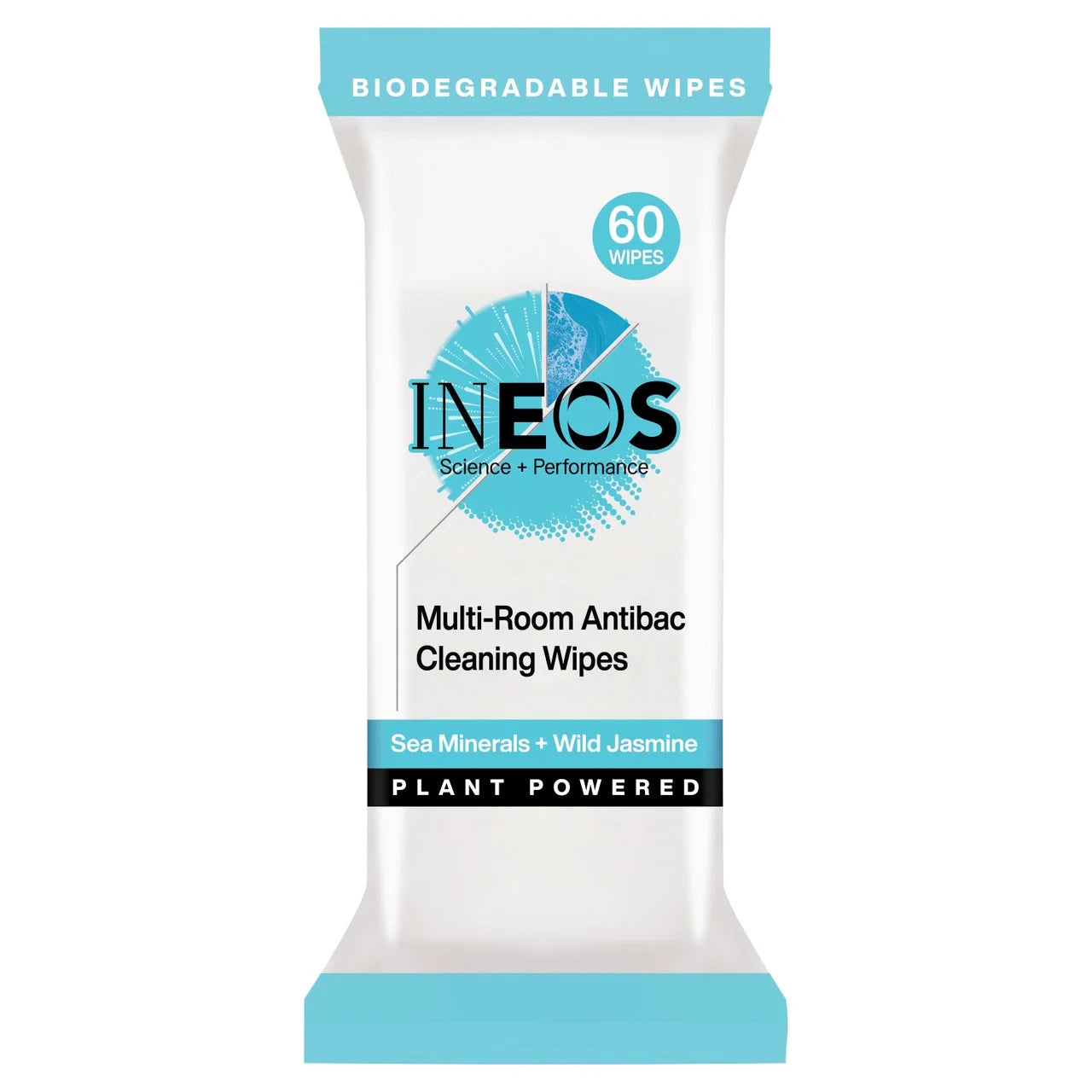 INEOS Antibac Multi-Room Surface Wipes Sea Minerals + Wild Jasmine 60 per pack