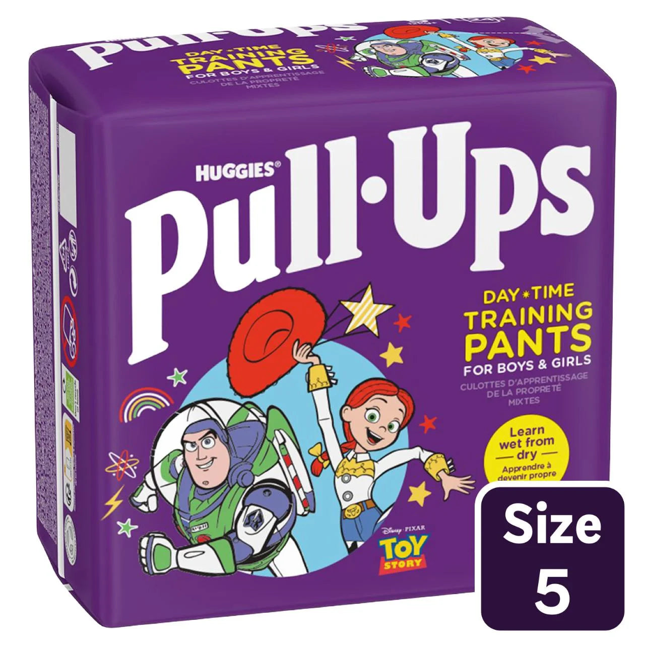 Huggies Pull-Ups Day Time Unisex Nappy Pants - Size 5 - 24 Pants