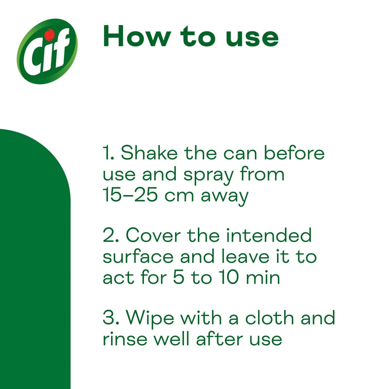 Cif Power & Shine Mousse Bathroom Cleaner Citrus 500ml