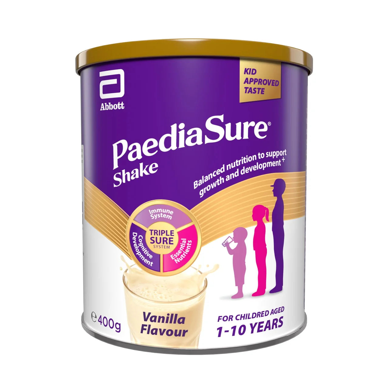 PaediaSure Shake, Vanilla Nutritional Supplement Powder, 1-10 Yrs 400g