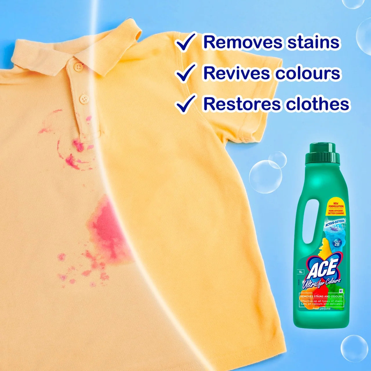 Ace Ultra Stain Remover for Colours