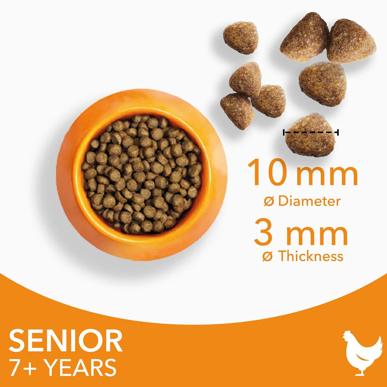 IAMS Advanced Nutrition Senior Cat Food With Fresh Chicken 800g