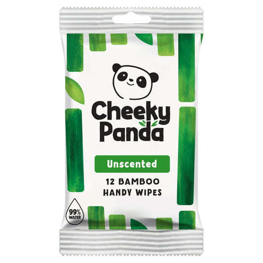 Cheeky Panda Bamboo Handy Wipes 12 per pack