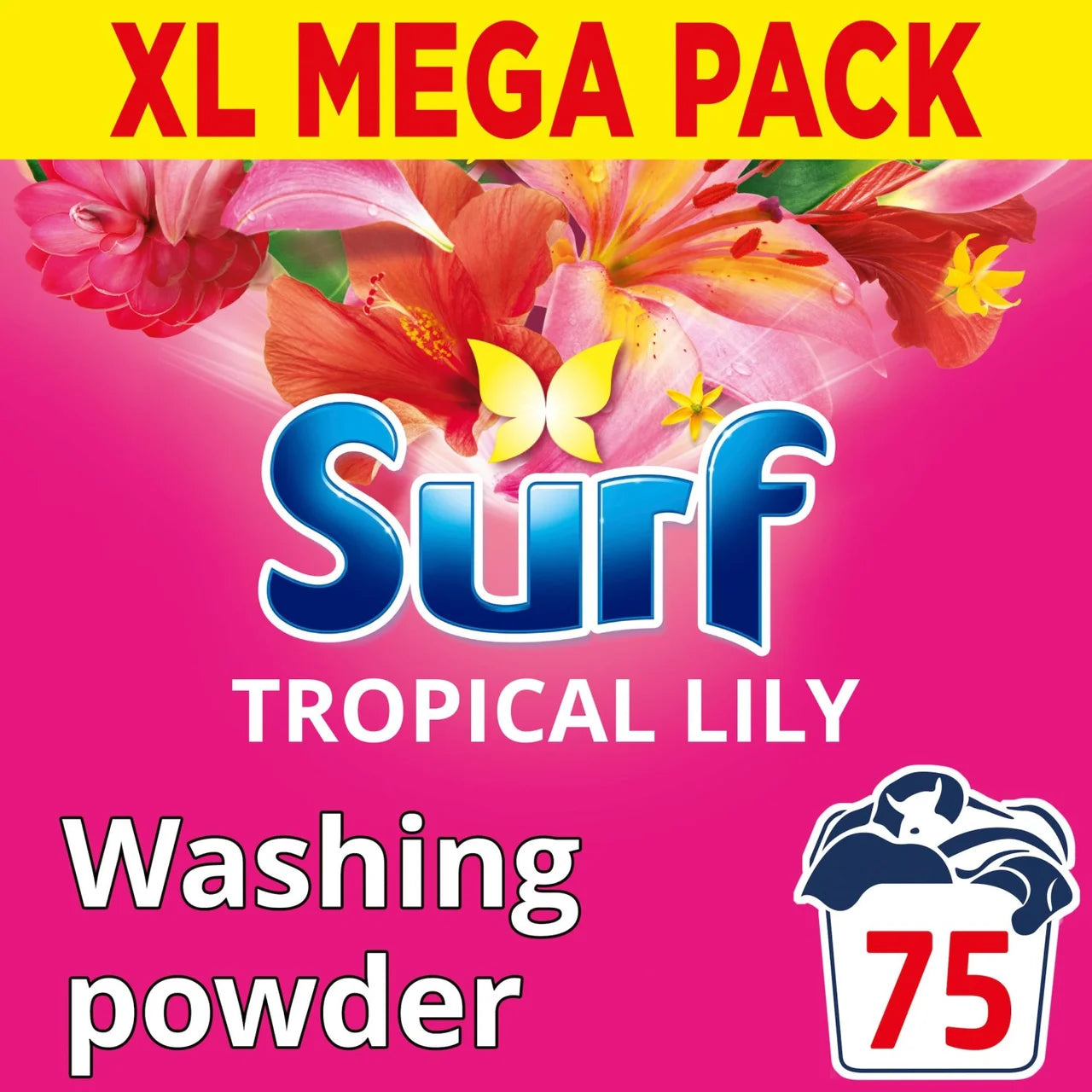 Surf Washing Powder Tropical Lily 75 Washes 4kg