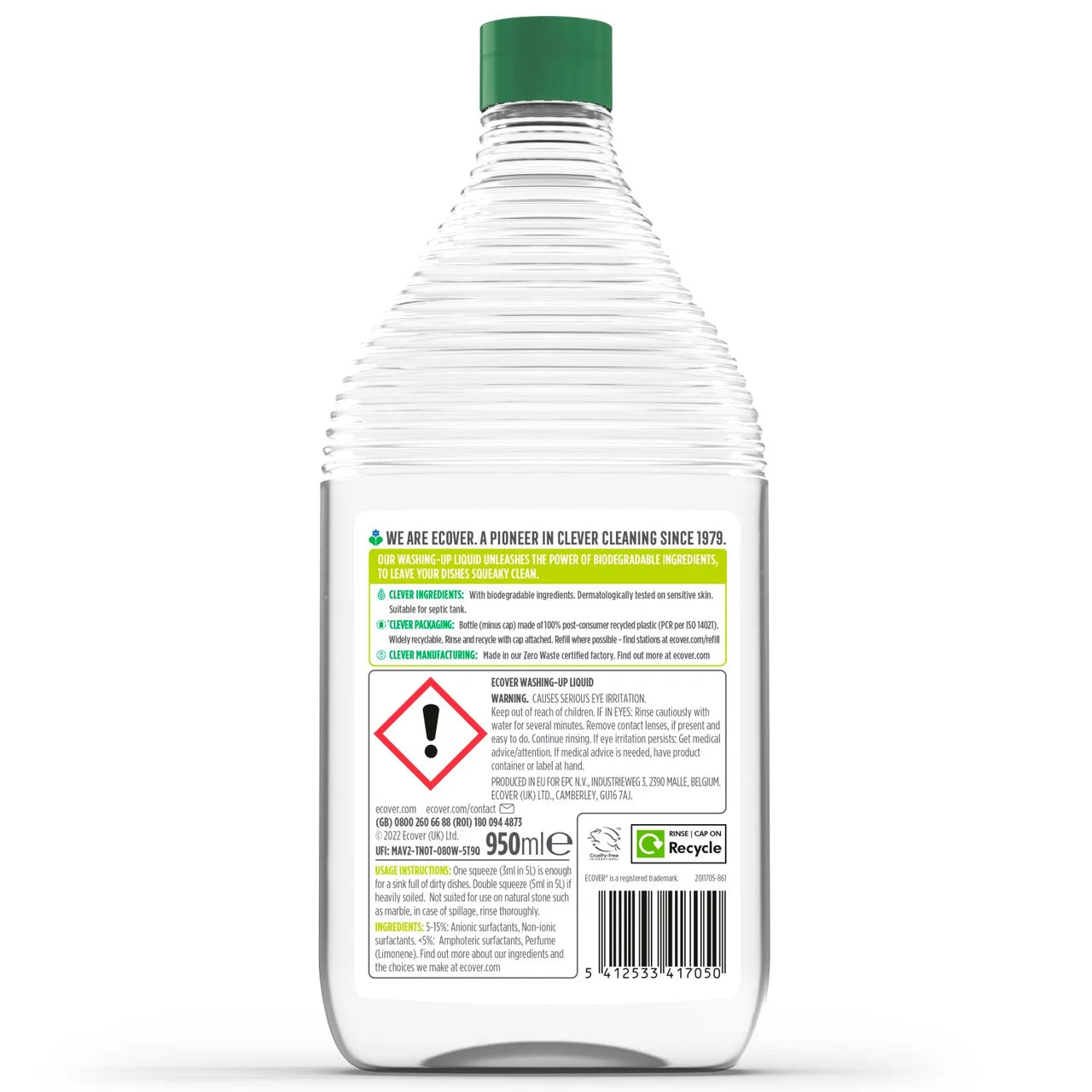 Ecover Lemon & Aloe Washing Up Liquid 950ml