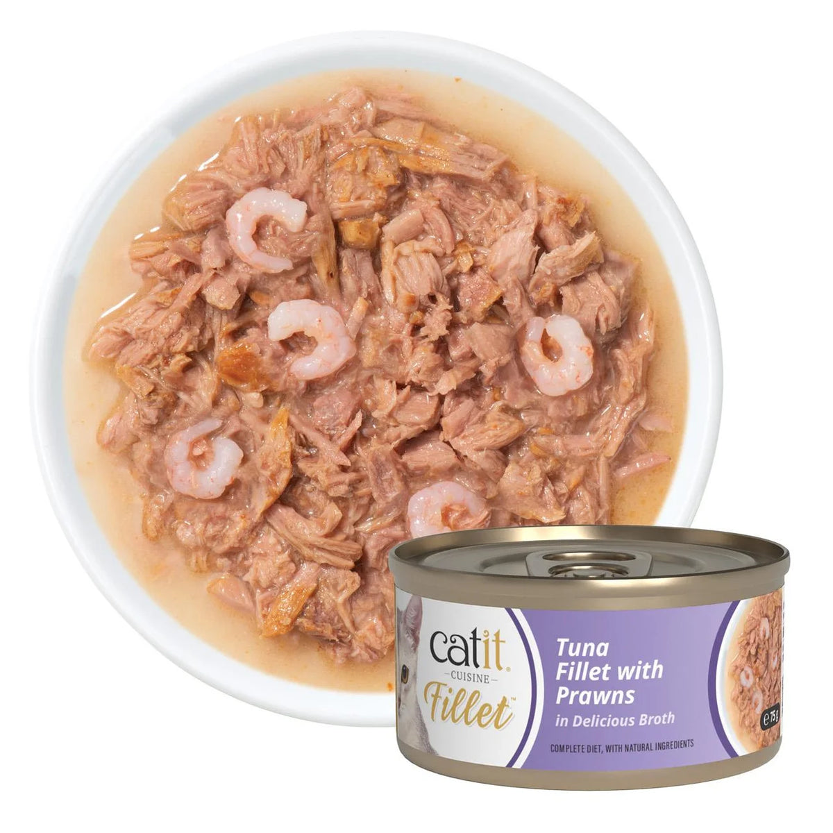 Catit Tuna Fillet Variety Pack 12 x 75g