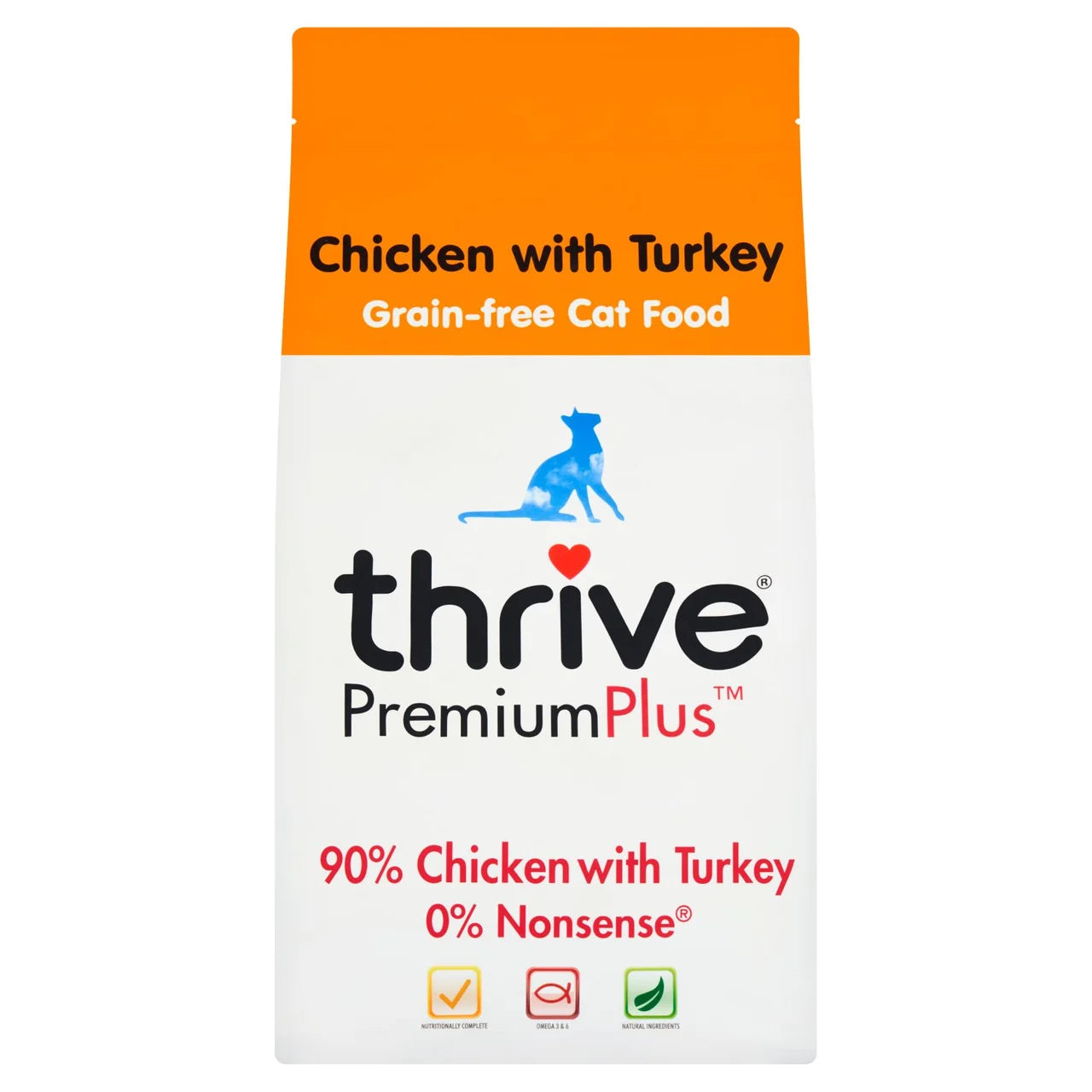 Thrive PremiumPlus Chicken with Turkey Dry Cat Food 1.5kg