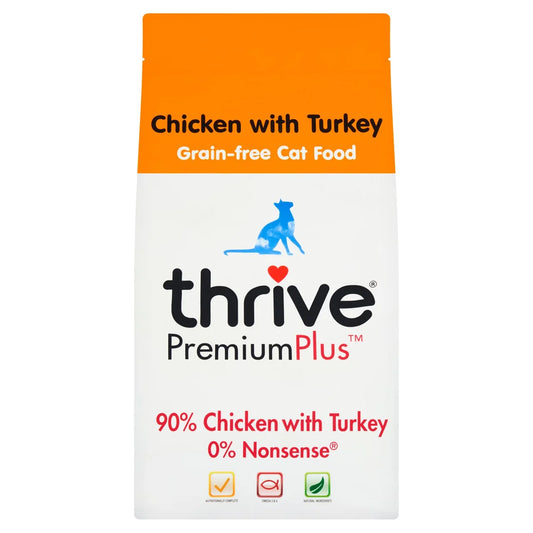 Thrive PremiumPlus Chicken with Turkey Dry Cat Food 1.5kg