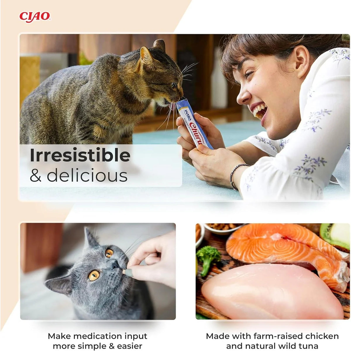 Churu Cat Chicken Recipe 4 Pack 14g