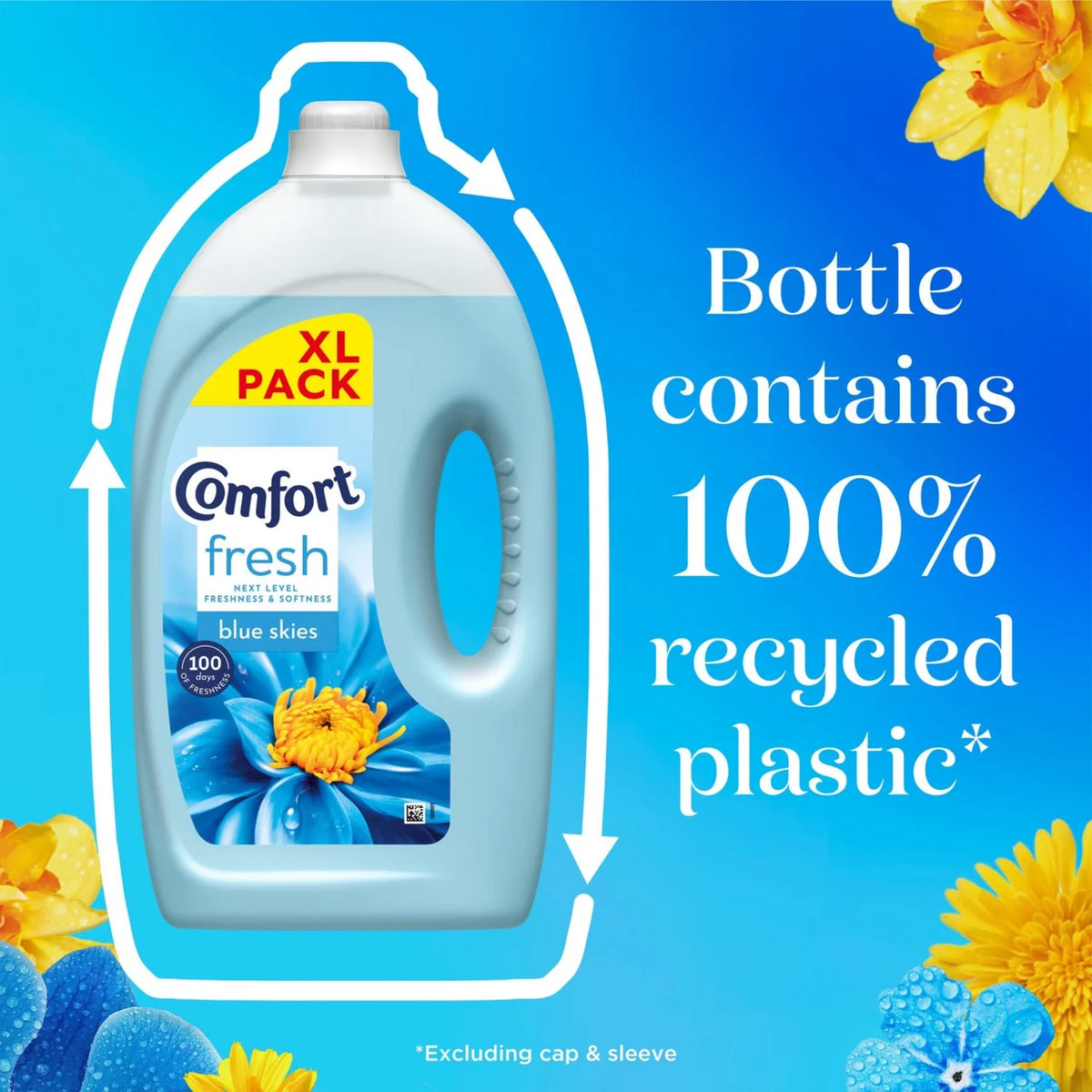 Comfort Fresh Blue Skies Fabric Conditioner 80 Washes 2490ml