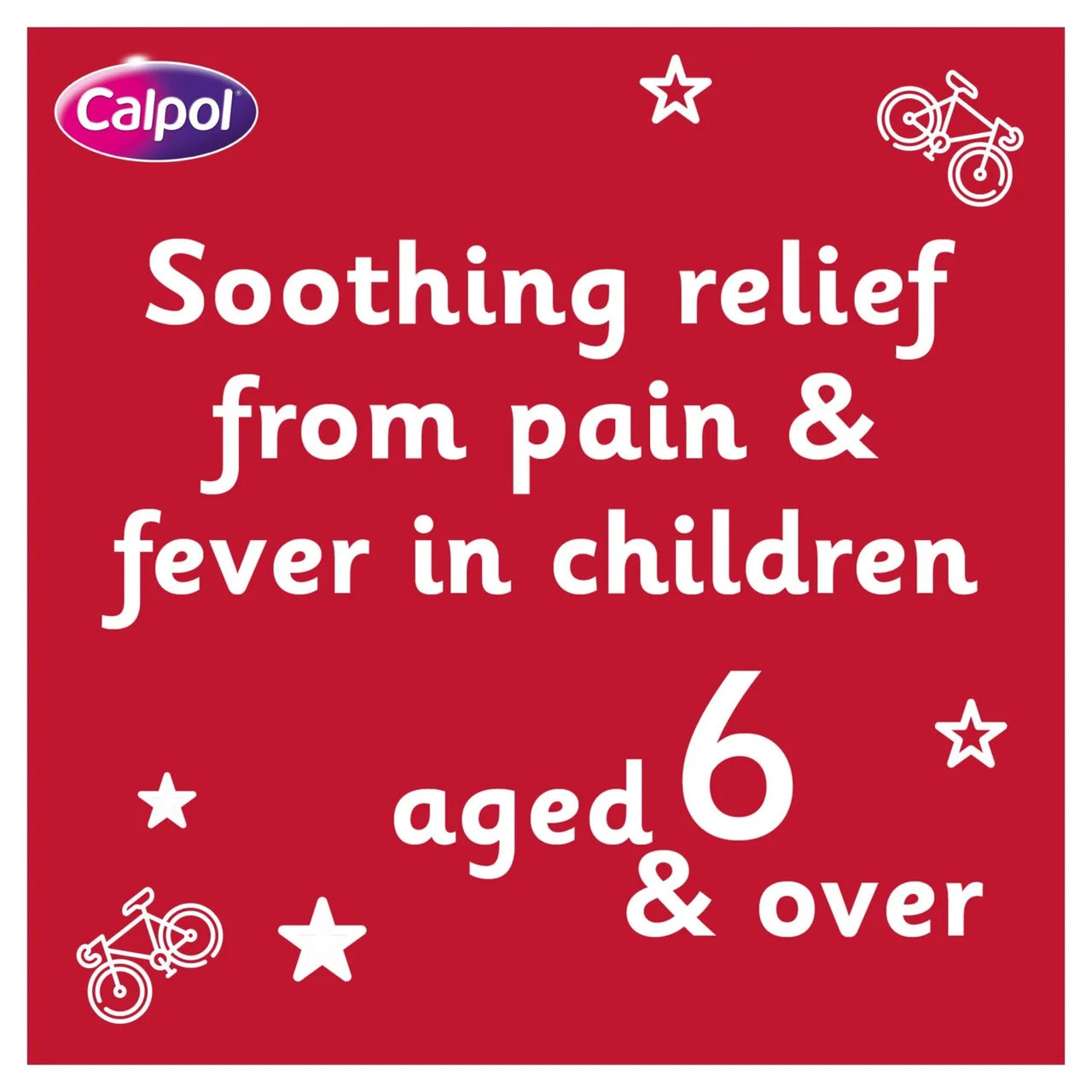 Calpol SixPlus Fastmelts Tablets Strawberry 6+ Years 12 per pack