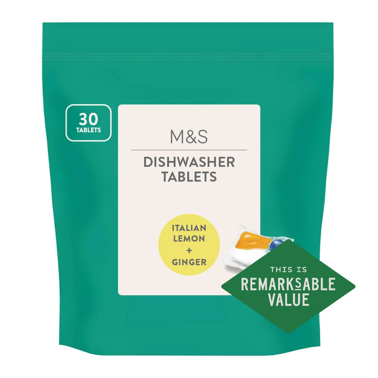 M&S Dishwasher Tablets 30 per pack