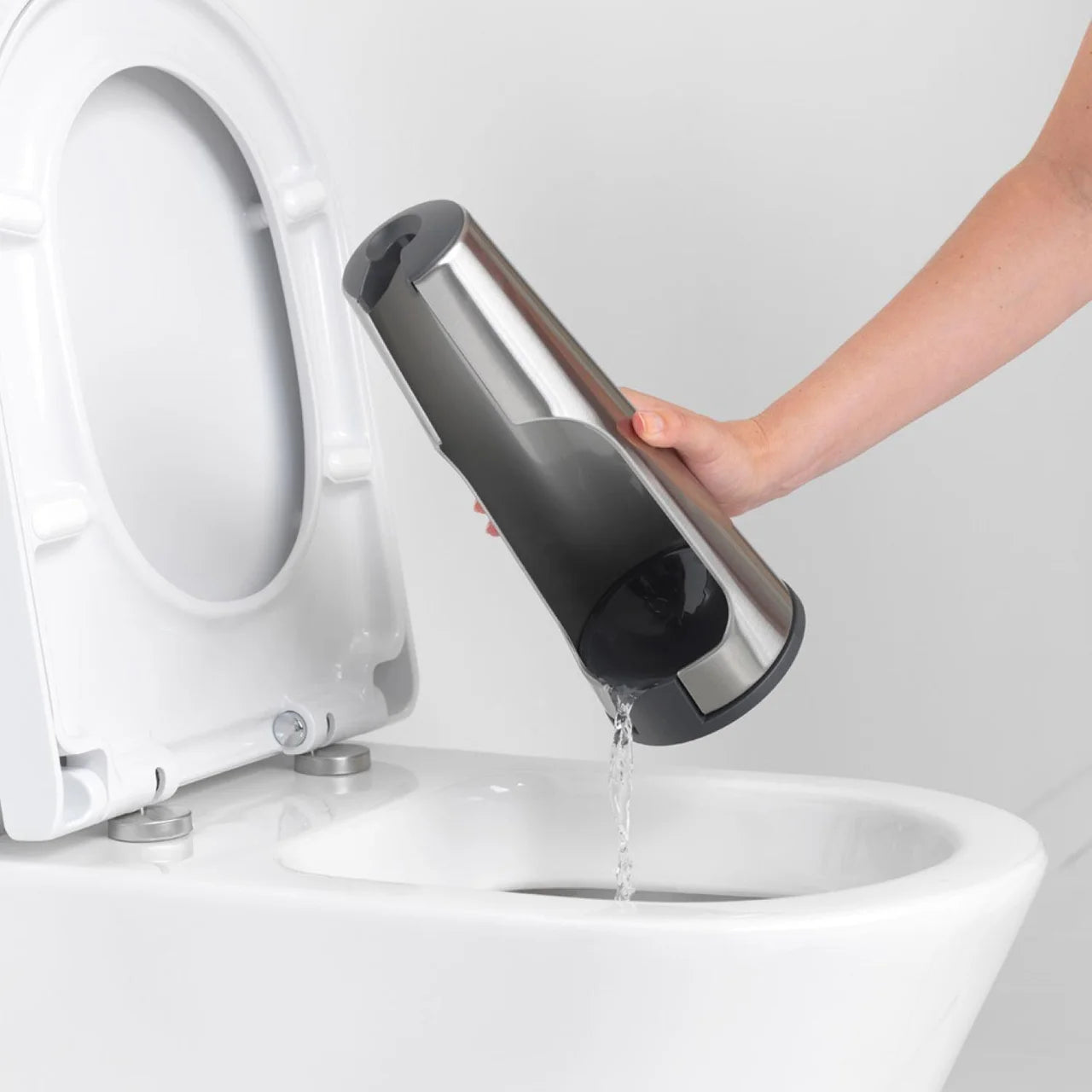 Brabantia ReNew Toilet Brush & Holder, Matt Steel