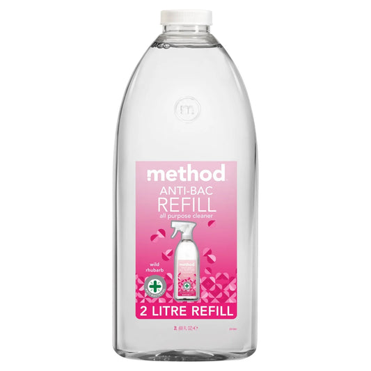 Method Antibacterial All Purpose Cleaner Refill Rhubarb 2L