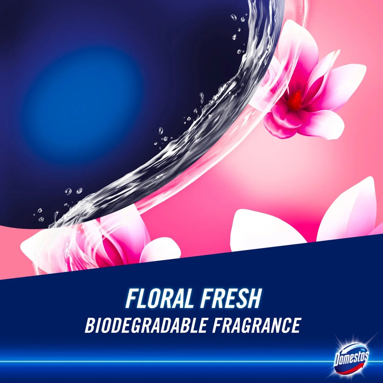 Domestos Power Fresh Gel Toilet Cleaner Floral Fresh 750ml