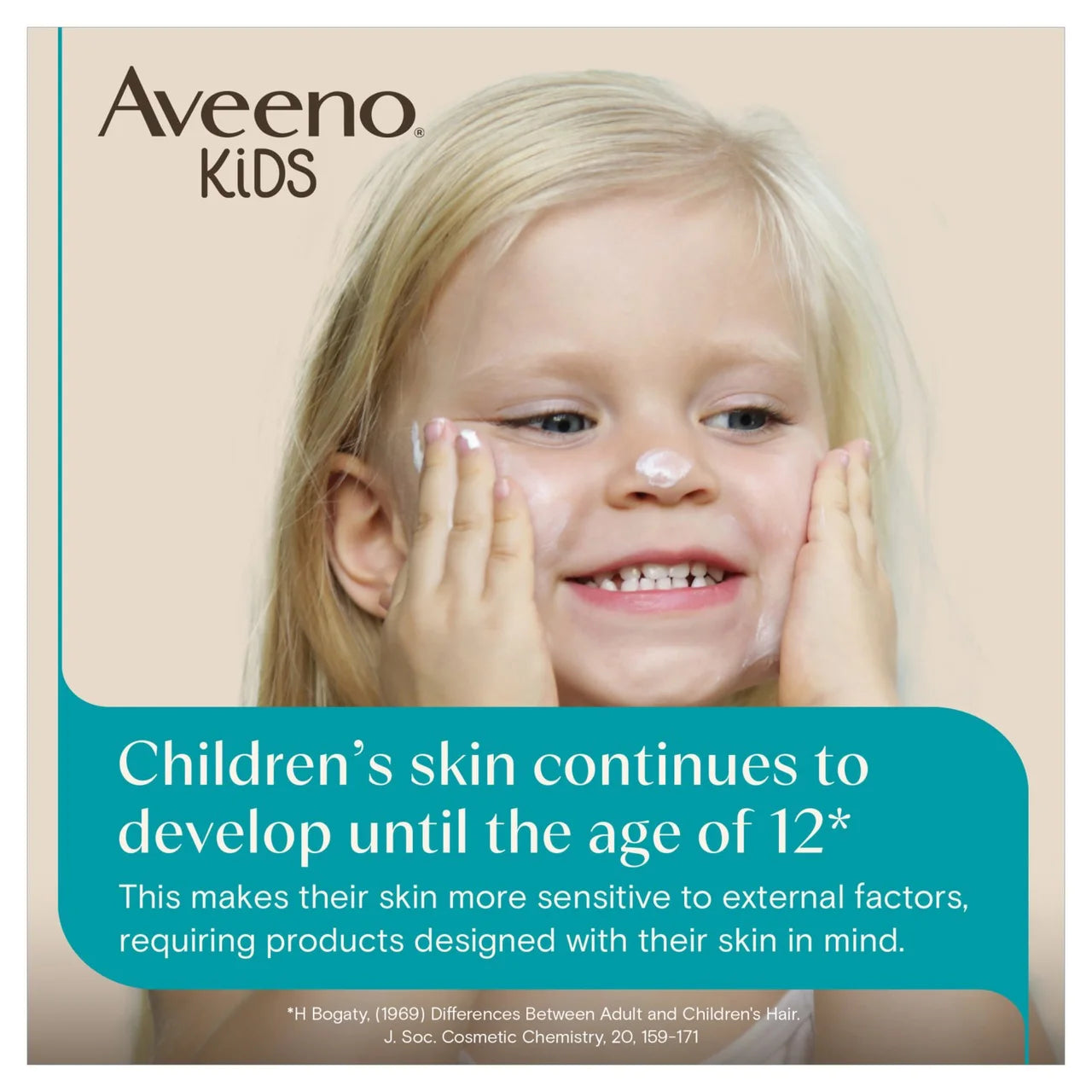 Aveeno Kids Face & Body Moisturising Lotion for Sensitive Skin 150ml