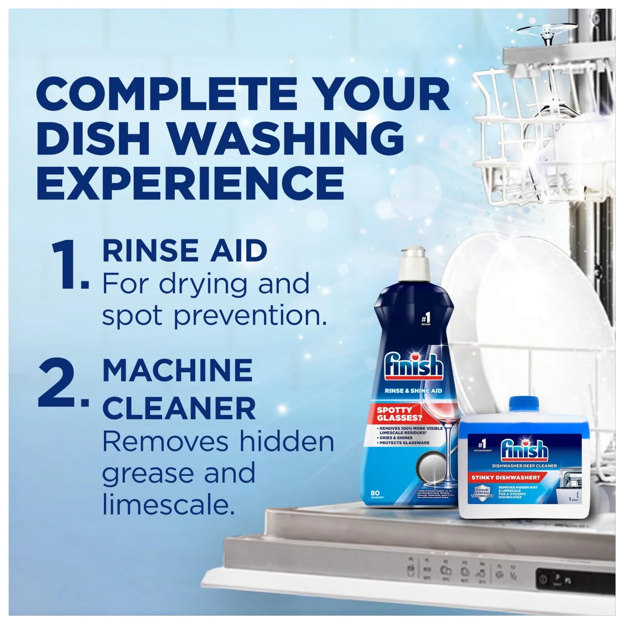Finish Power Dishwasher Tablets, Original 90 per pack