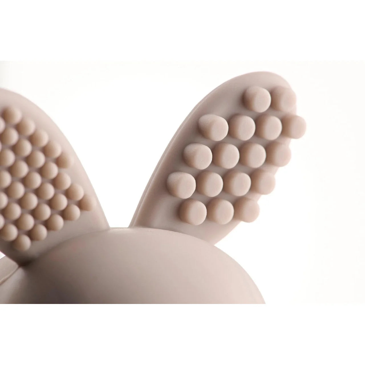 Bobbie Bunny Baby Teether Toy Cappuccino Grey
