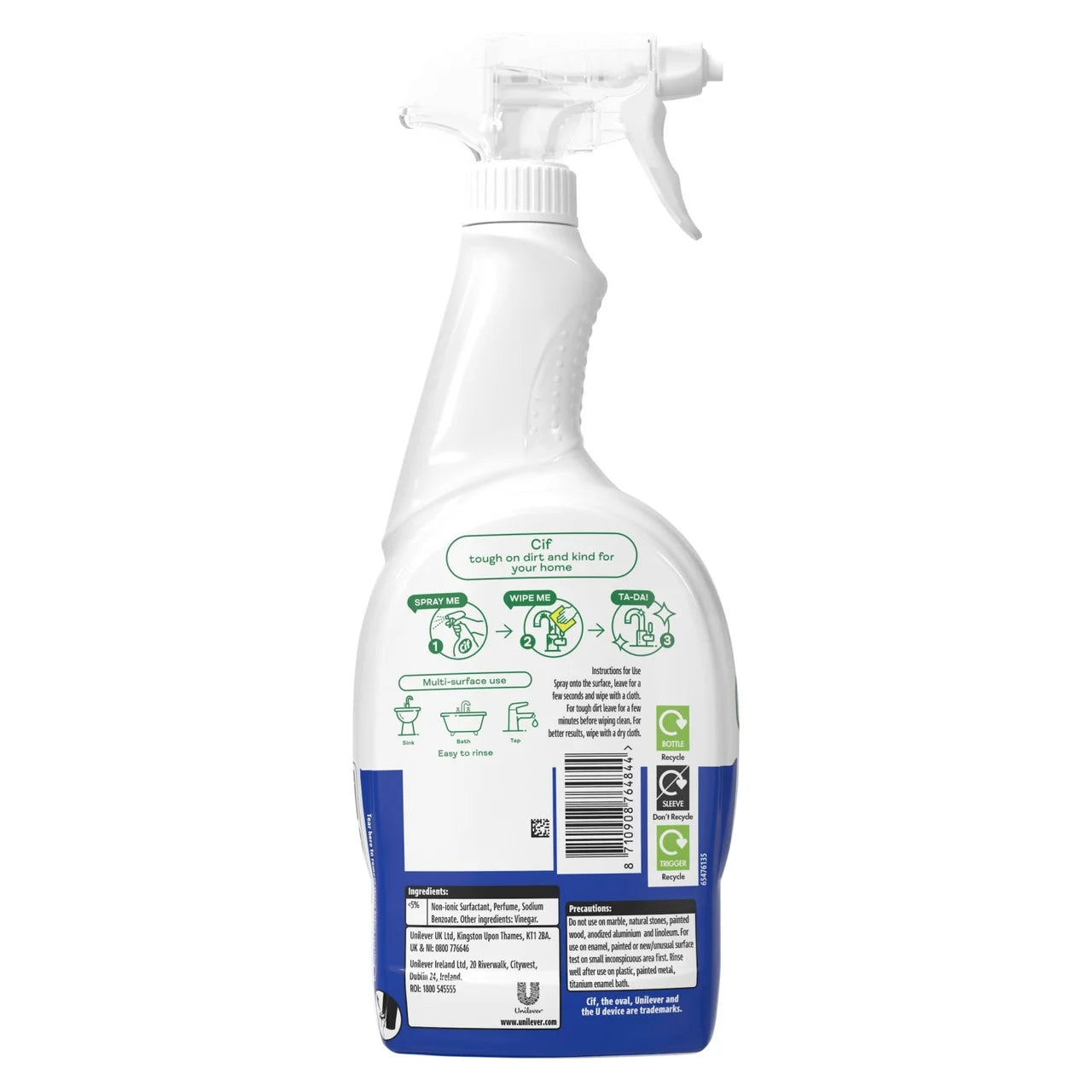 Cif Cleanboost Bathroom Cleaner Spray 700ml