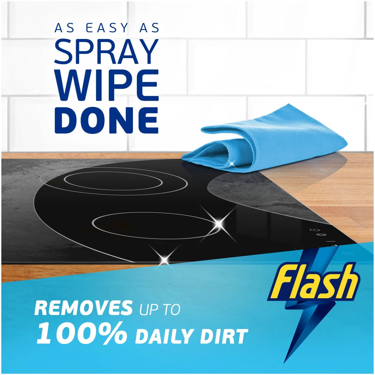 Flash Spray Wipe Done Apple Blossom Cleaning Spray 800ml