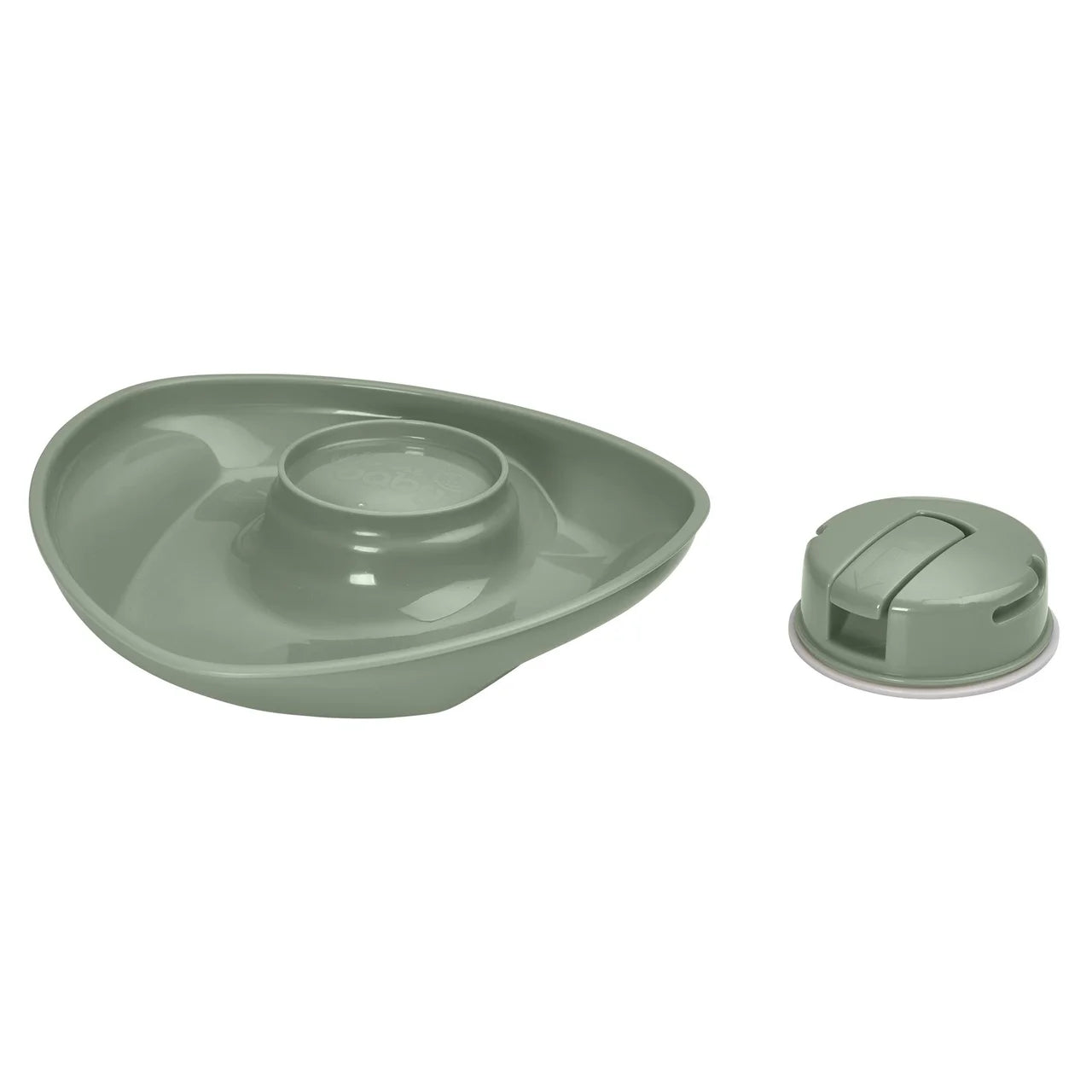 Vital Baby Nourish Power Suction Plate - natural moss
