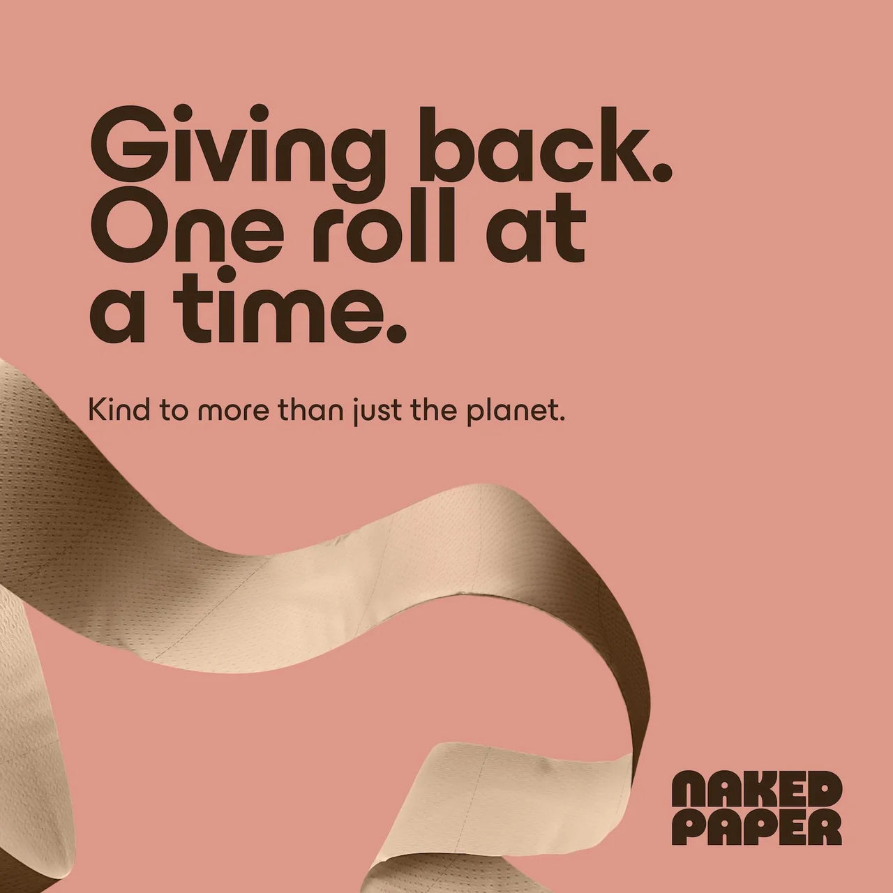 Naked Paper Unbleached Soft Extra Long Recycled Toilet Paper 24 per pack