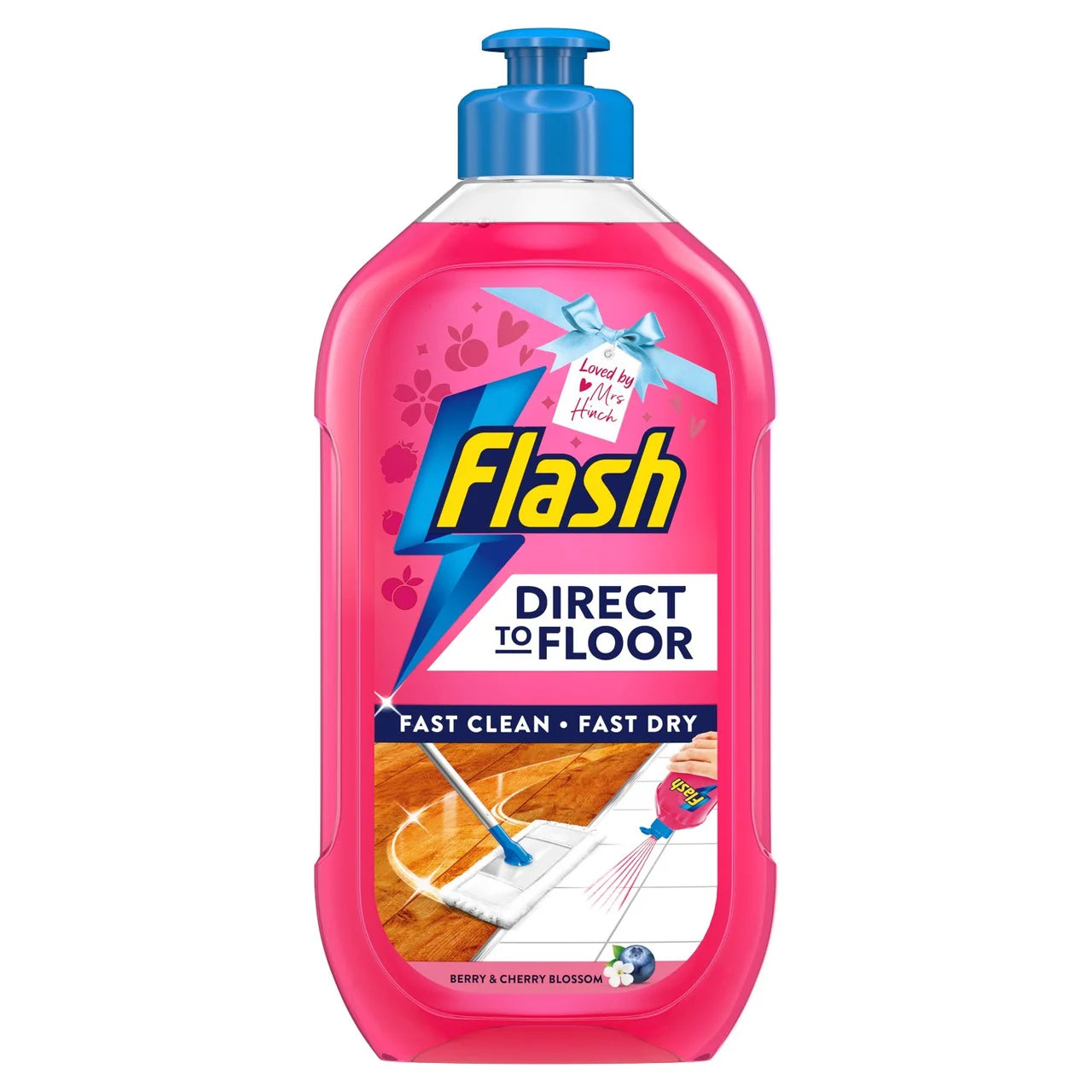 Flash Direct to Floor Cleaner Berry & Cherry Blossom 800ml