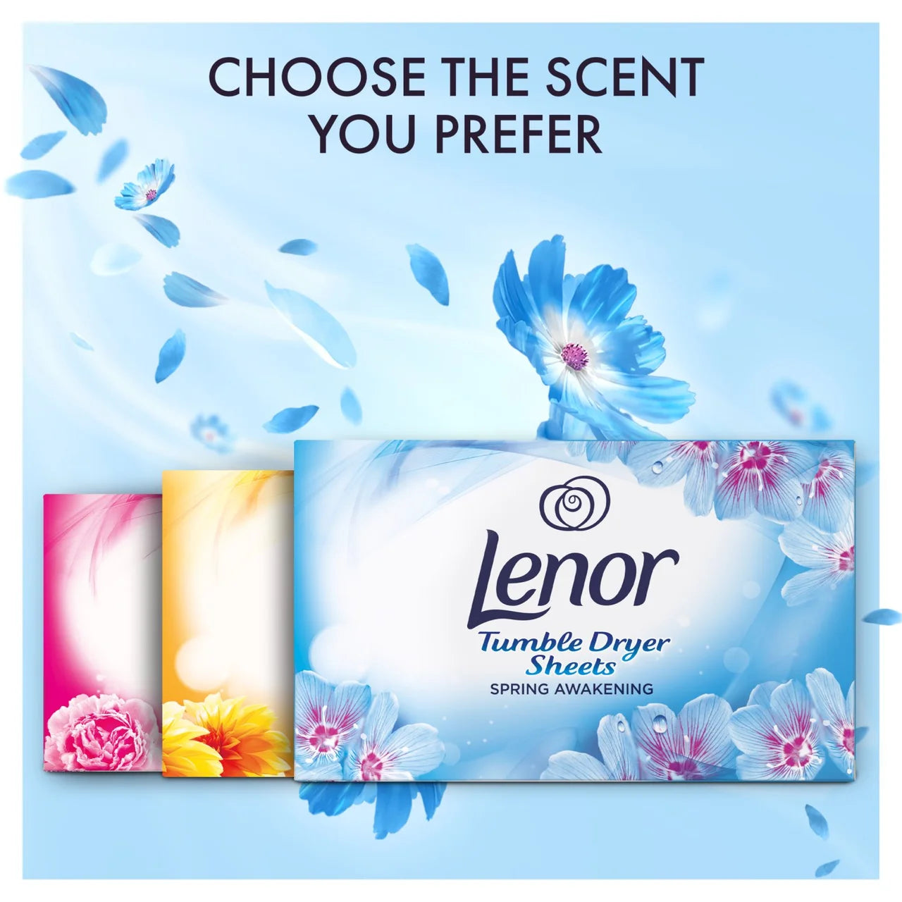 Lenor Fabric Tumble Dryer Sheets Spring Awakening 34 per pack