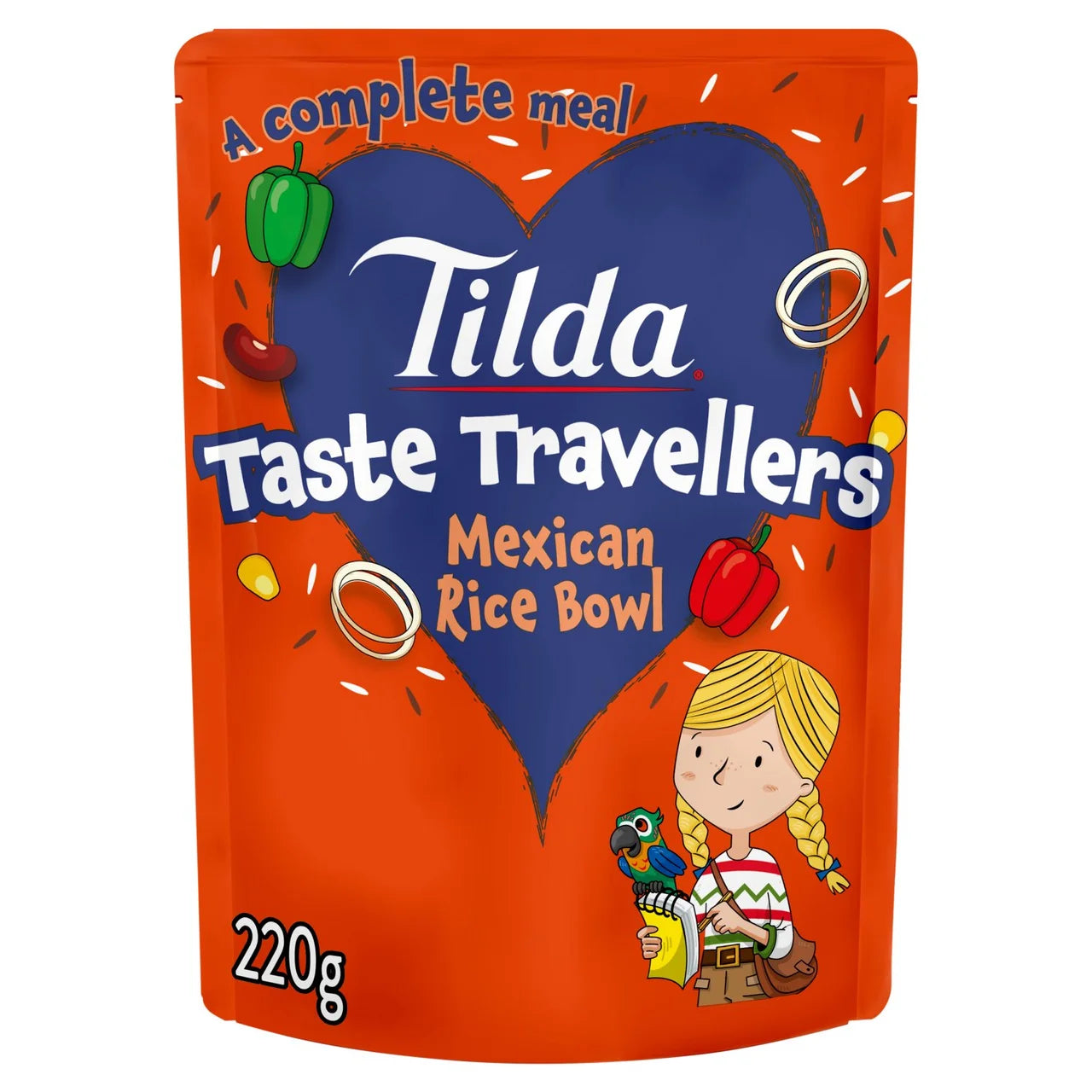Tilda Kids Taste Travellers Mexican Rice Bowl 220g
