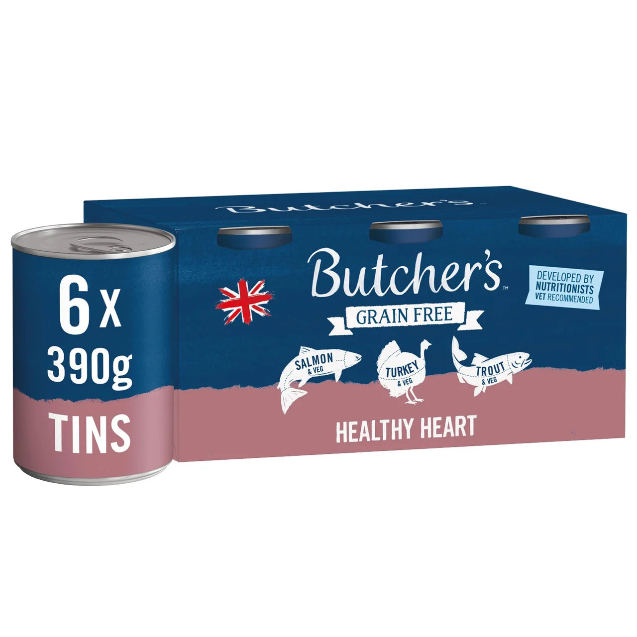 Butcher's Healthy Heart Dog Food Tins 6x390g