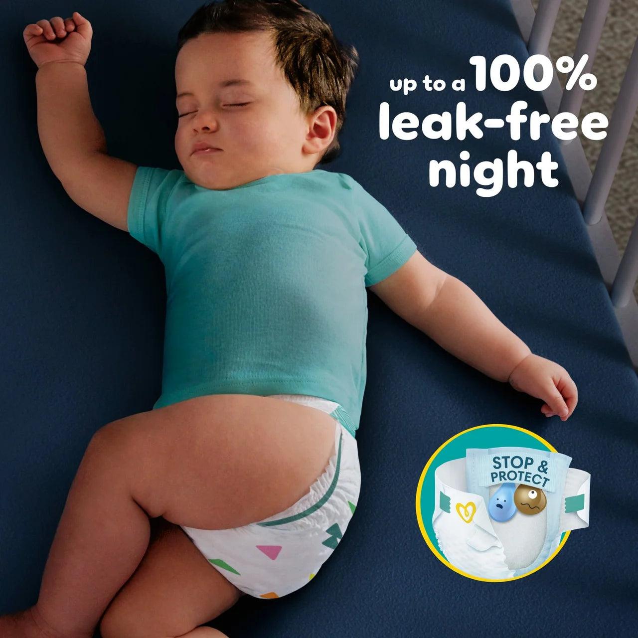 Pampers Baby-Dry Nappies, Size 6 (13-18kg) Essential 33 per Pack