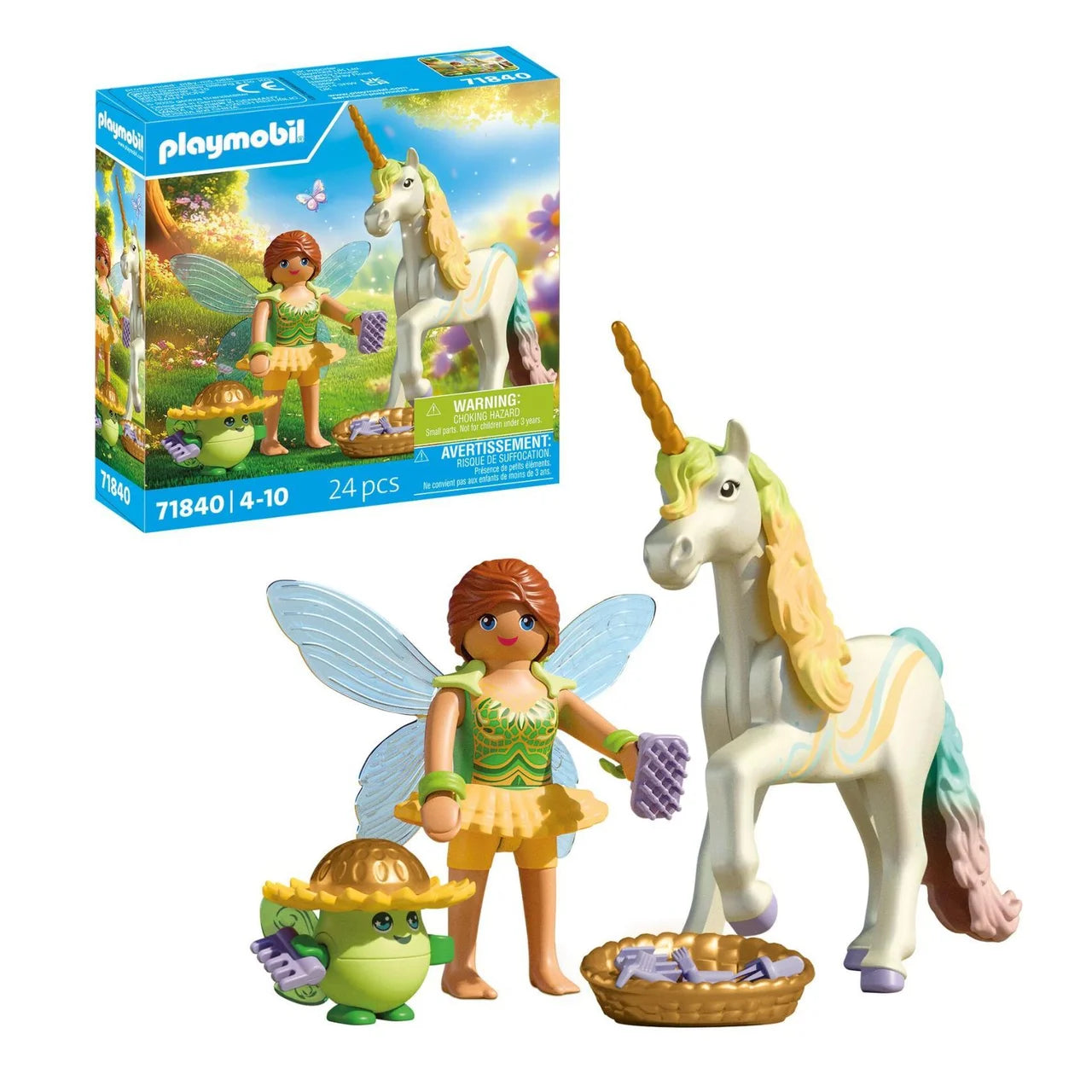 Playmobil 71840 Magical Unicorns Rainbow Flower With Collectible Unicorn