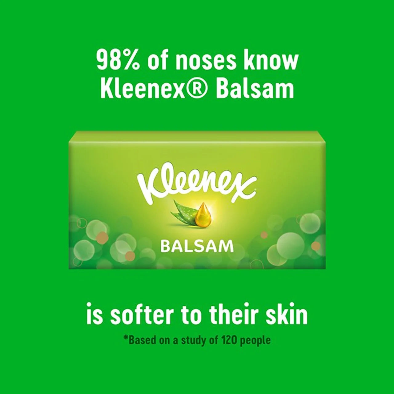 Kleenex Balsam Tissues Box 64 per pack