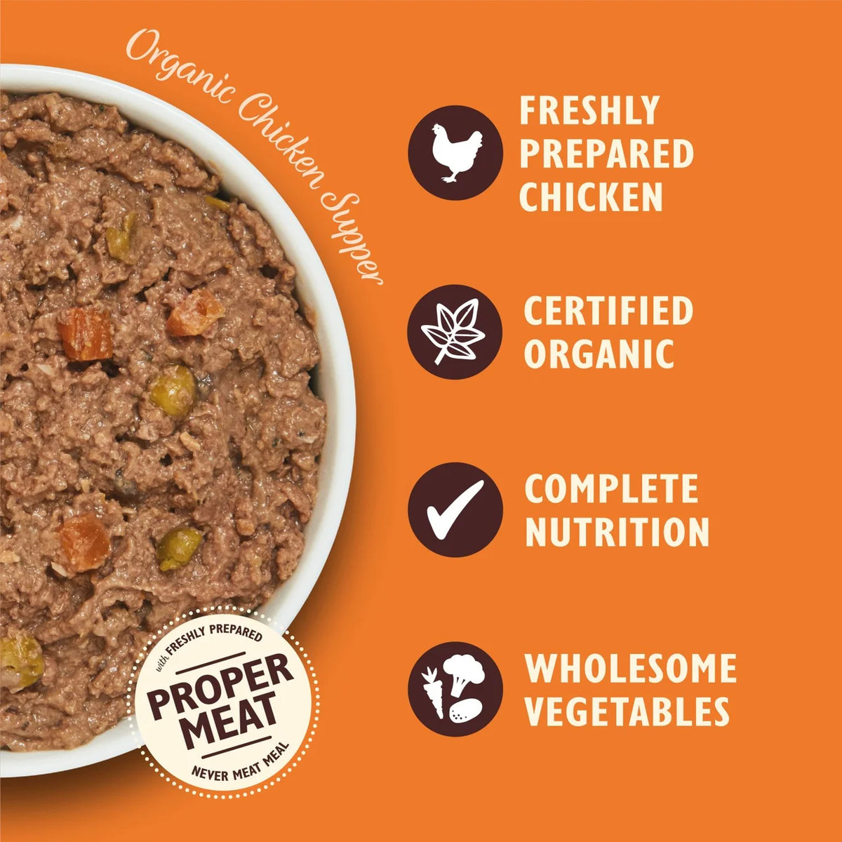 Lily's Kitchen Organic Chicken & Spelt Supper for Dogs 150g