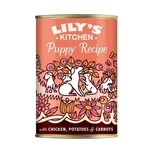 Lily's Kitchen Puppy Recipe with Chicken Potatoes & Carrots 400g