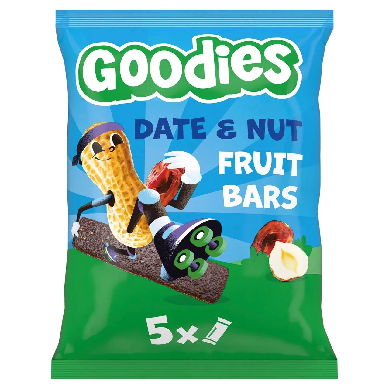 Goodies Date & Nut Fruit Bars Kids Snack Multipack 5 x 20