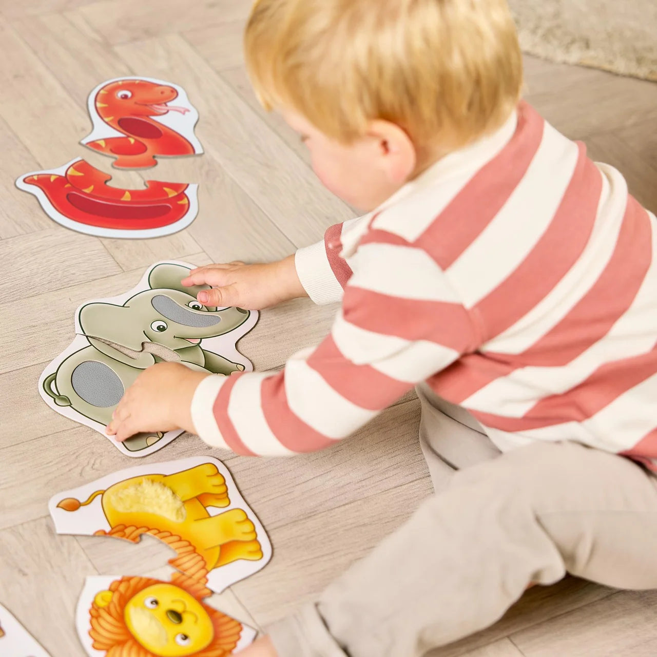 Orchard Toys Match and Feel Two-piece Puzzles