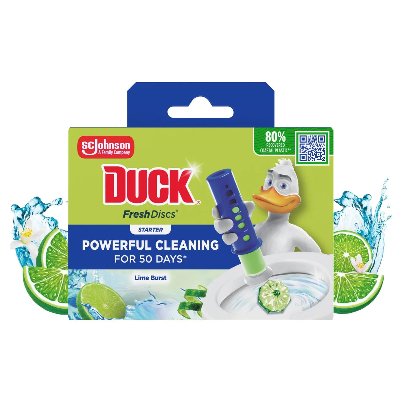 Duck Toilet Fresh Discs Holder Lime 36ml