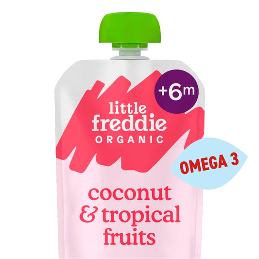 Little Freddie Coconut & Tropical Fruits Baby Pouch 6+ Months 90g
