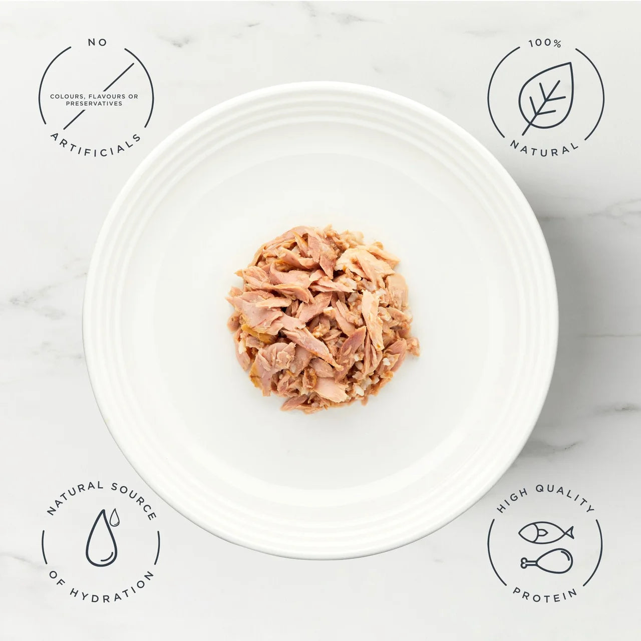 Encore Tuna Fillet with Salmon in Broth 70g