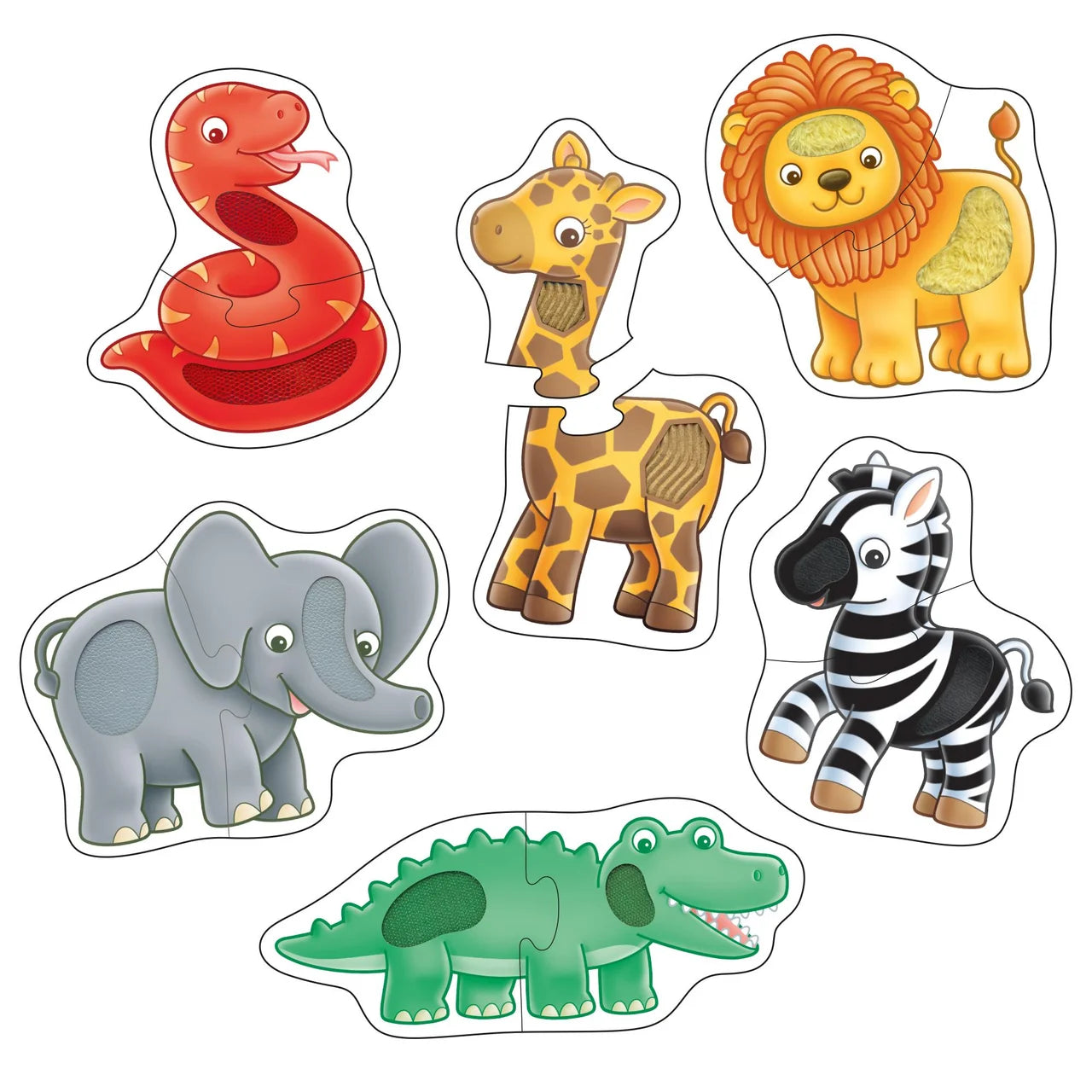 Orchard Toys Match and Feel Two-piece Puzzles